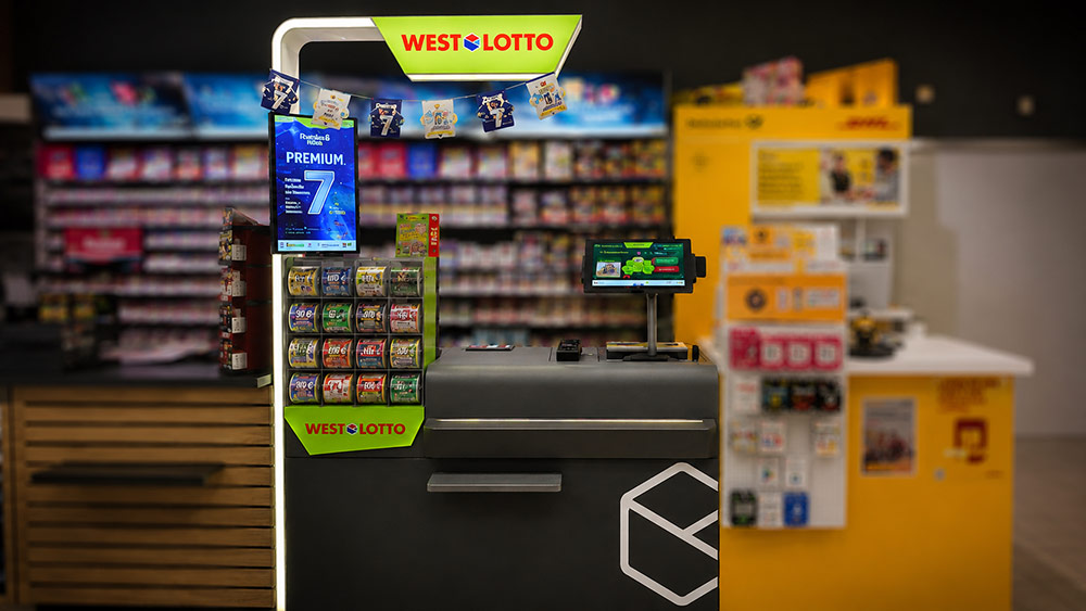 Lotto-Terminal in unserem Laden